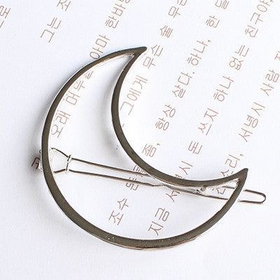 Minimalist Geo Dia Triangle Circle Moon Lip Hair Pin Clip Jewellery Accessories Wedding Boho Style HairAccessories for Women