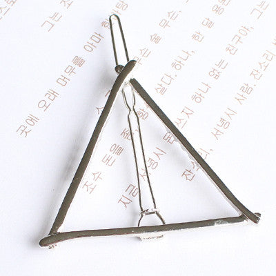 Minimalist Geo Dia Triangle Circle Moon Lip Hair Pin Clip Jewellery Accessories Wedding Boho Style HairAccessories for Women