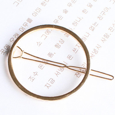 Minimalist Geo Dia Triangle Circle Moon Lip Hair Pin Clip Jewellery Accessories Wedding Boho Style HairAccessories for Women
