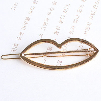 Minimalist Geo Dia Triangle Circle Moon Lip Hair Pin Clip Jewellery Accessories Wedding Boho Style HairAccessories for Women